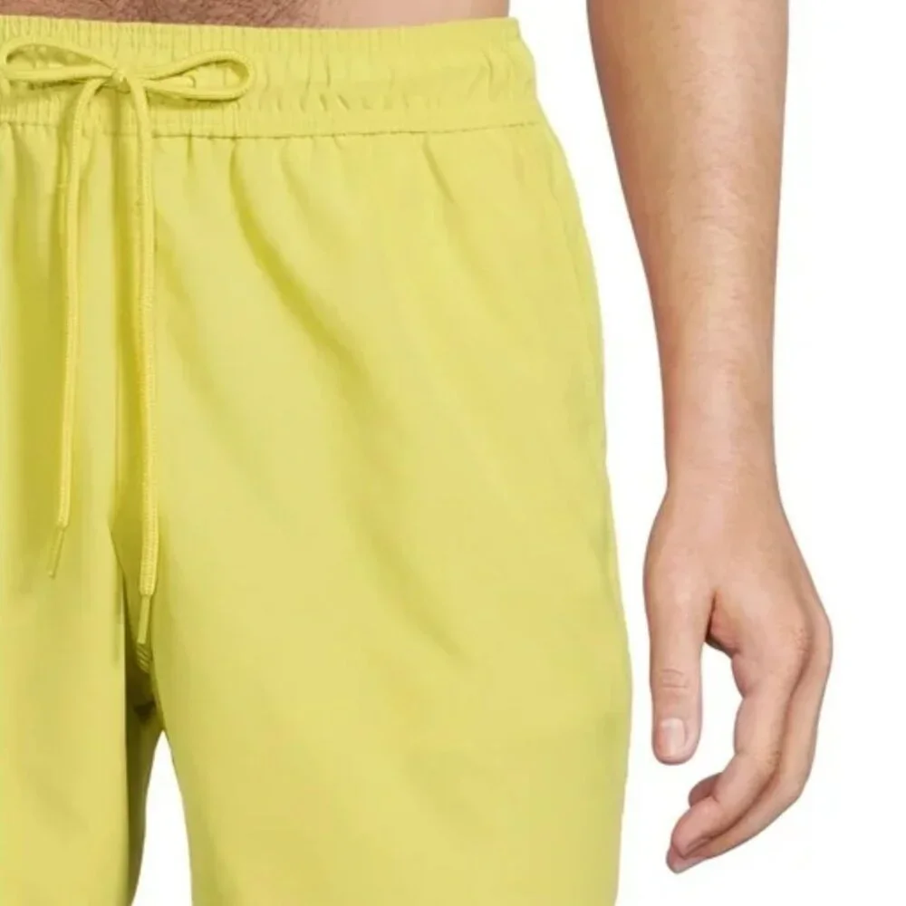 Pale Yellow Men's 3XL Swim Trunks Swim Shorts 6 Inch Inseam SIZE 48-50 NEW